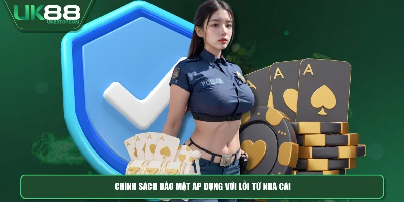 Chính sách bảo mật áp dụng với lỗi từ nhà cái