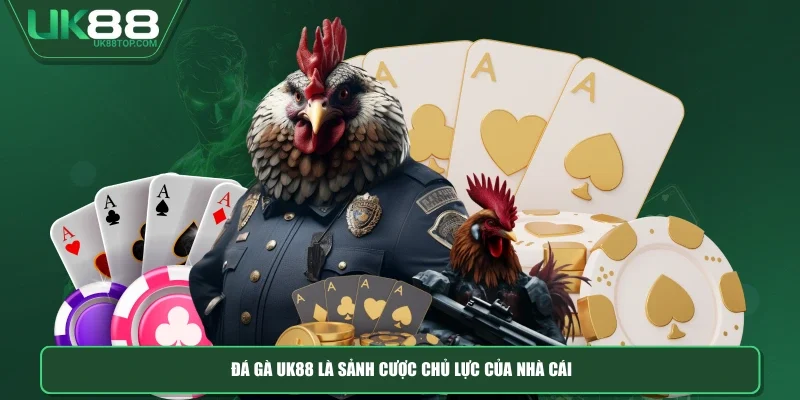 Đá gà UK88 là sảnh cược chủ lực của nhà cái