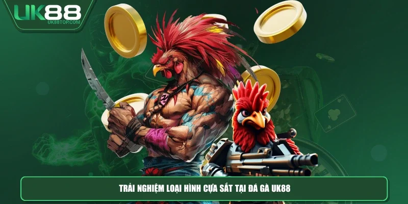 Trải nghiệm loại hình cựa sắt tại đá gà UK88